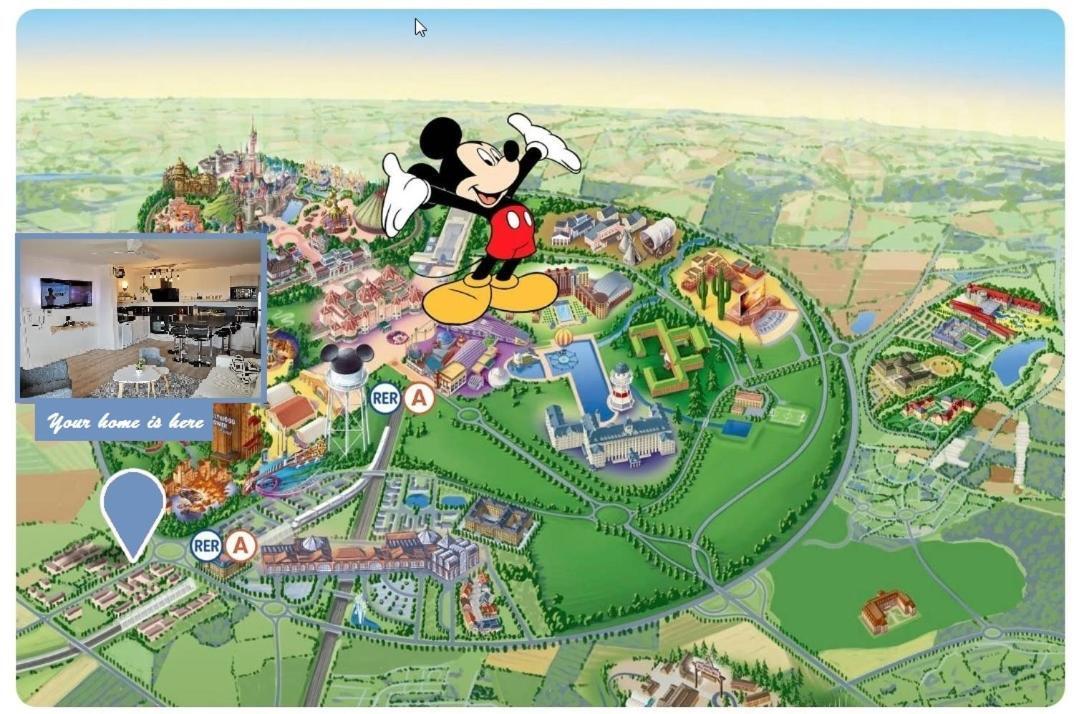 Myhomezen Montevrain Disneyland Val D'Europe - 3D Playstation 4 Kültér fotó
